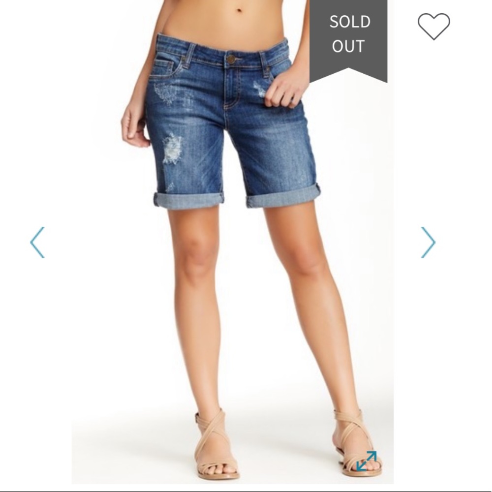 Kut from the Kloth Katy Boyfriend Shorts